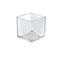 Azar Displays 4'' Deluxe Clear Acrylic Square Cube Bin for Counter, 2PK 556304-GS-2PK - alternate 2